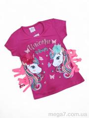 Футболка, Kids-modnik оптом --- 4082 малиновий
