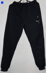 Спортивные штаны мужские на флисе (dark blue) оптом 75932416 06-74