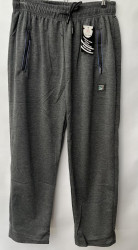 Спортивные штаны мужские БАТАЛ (gray) оптом 12045983 7070-12