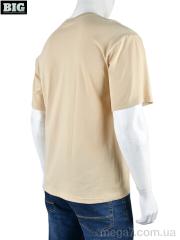 Футболка, BIG оптом --- 4072-M02-4 beige