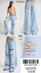 Джинсы женские ITS BASIC оптом 94827630 3311-3