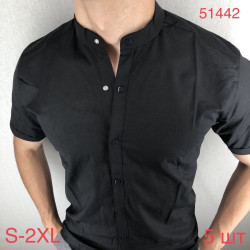 Рубашки мужские VARETTI (black) оптом 42310768 51442-128