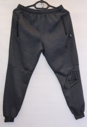Спортивные штаны юниор на флисе (gray) оптом 94531268 10-64