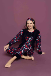 Ночные пижамы женские на флисе оптом 60578249 04-15