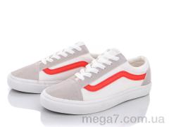 Кеды, Violeta оптом S4(A801) white-red