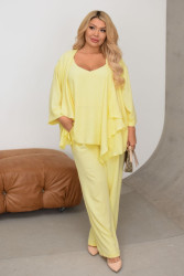 Костюмы женские БАТАЛ (3-ка) оптом 71246093 8958-192