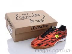 Футбольная обувь, Restime оптом DMB21419 black-orange