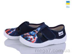 Тапки, Цветик оптом Гріша 360-12-620 синій