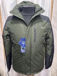 Куртки зимние мужские RLX (хаки) оптом 36894750 1021-1-9