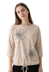 Лонгсливы женские БАТАЛ оптом 01458326 6513-48