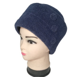 Шапки женские на флисе оптом 93064218 7546-16