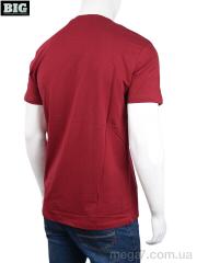 Футболка, BIG оптом 3707-075 bordo