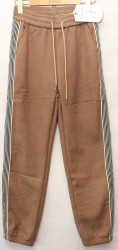 Спортивные штаны женские FUDEYAN на флисе оптом 68105493 3008-2-23