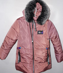 Куртки зимние подростковые EXCLUSIVE на меху оптом 71809524 01-2
