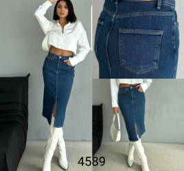 Юбки джинсовые женские BELLA DENIM оптом 58107493 4589-15