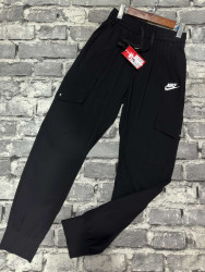 Спортивные штаны мужские (черный) оптом 07295364 01-1