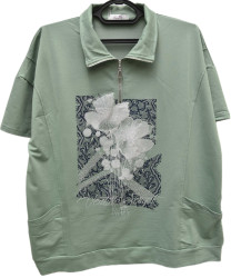 Футболки женские БАТАЛ оптом 95063721 669-3