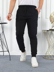 Спортивные штаны мужские (черный) оптом 78960415 02-51