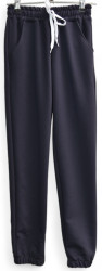 Спортивные штаны подростковые  (темно-синий) оптом 27605943 03-77