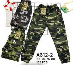 Спортивные штаны детские на меху оптом Китай 71346052 A612-2-30
