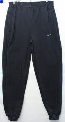 Спортивные штаны мужские БАТАЛ на флісі (dark blue) оптом 28601735 03-19