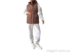 Жилетка, Mira оптом --- 002 мокко