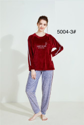 Ночные пижамы женские БАТАЛ оптом 62013957 5004-3-1