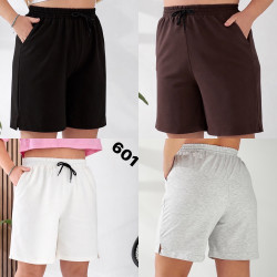 Шорты женские БАТАЛ (меланж) оптом 94382710 601-105