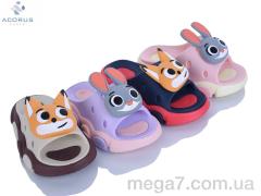 Шлепки, Acorus оптом 26-30 mix