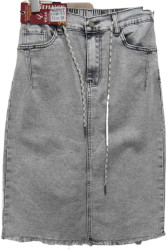 Юбки джинсовые женские ПОЛУБАТАЛ оптом 70918423 81986-114