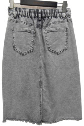 Юбки джинсовые женские ПОЛУБАТАЛ оптом 70918423 81986-114