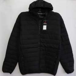 Куртки мужские БАТАЛ (black) оптом QQN 89152364 2217-75
