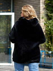 Кофти  жіночі БАТАЛ (чорний) оптом