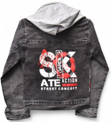 Куртки джинсовые подростковые оптом 25694318 8-933-41