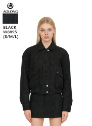 Куртки кожзам женские оптом 72043681 8895-48