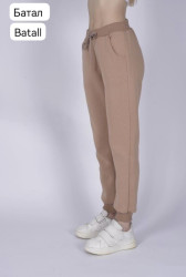 Спортивные штаны женские БАТАЛ на флисе оптом 09164852 7057-37