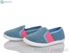Слипоны, CROSSOPT оптом BE112 l.blue