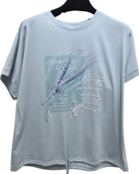 Футболки жіночі БАТАЛ оптом Kiss Me 