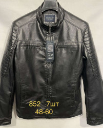 Куртки кожзам мужские MAX-HT (черный) оптом 34509261 852-23