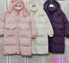 Куртки зимние женские (розовый) оптом Китай 63748920 6623-32