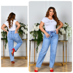 Джинсы женские БАТАЛ оптом LADY JEANS 35140926 799-34