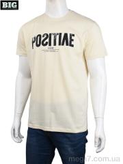 Футболка, BIG оптом 3707-0563 beige