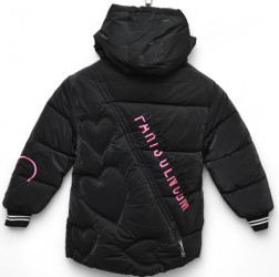 Куртки демисезонные подростковые (черный) оптом 85047132 823-88