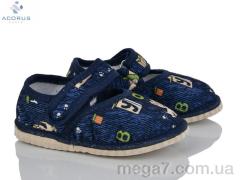 Тапки, Acorus оптом ACORUS Slippers Глазки синій