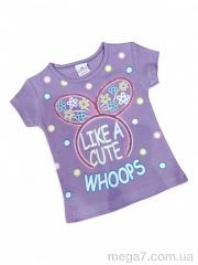 Футболка, Kids-modnik оптом --- 4084 бузковий