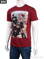 Футболка, BIG оптом 3707-091-2 bordo