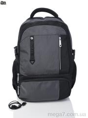 Рюкзак, Superbag оптом 1216 grey (250)