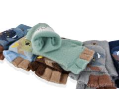 Варежки, RuBi оптом 2503 (13см) хутро mix