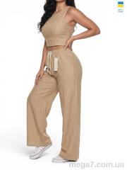 Брюки, Sport style оптом 49046 бежевий