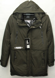 Куртки зимние мужские (хаки) оптом 83274165 Y10-4